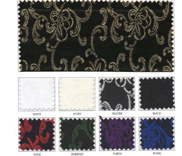 Custom curtains Satin Brocade / Custom formal curtains / Baroque satin brocade drapes /Imperial   custom blinds /