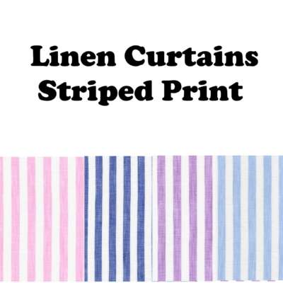 Custom curtains striped linen blend custom distressed linen curtains/ not perfect 100% linen drapes