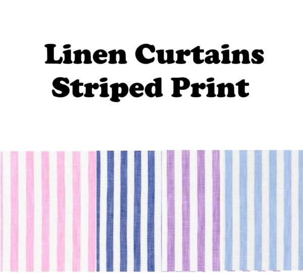 Custom curtains striped linen blend custom distressed linen curtains/ not perfect 100% linen drapes