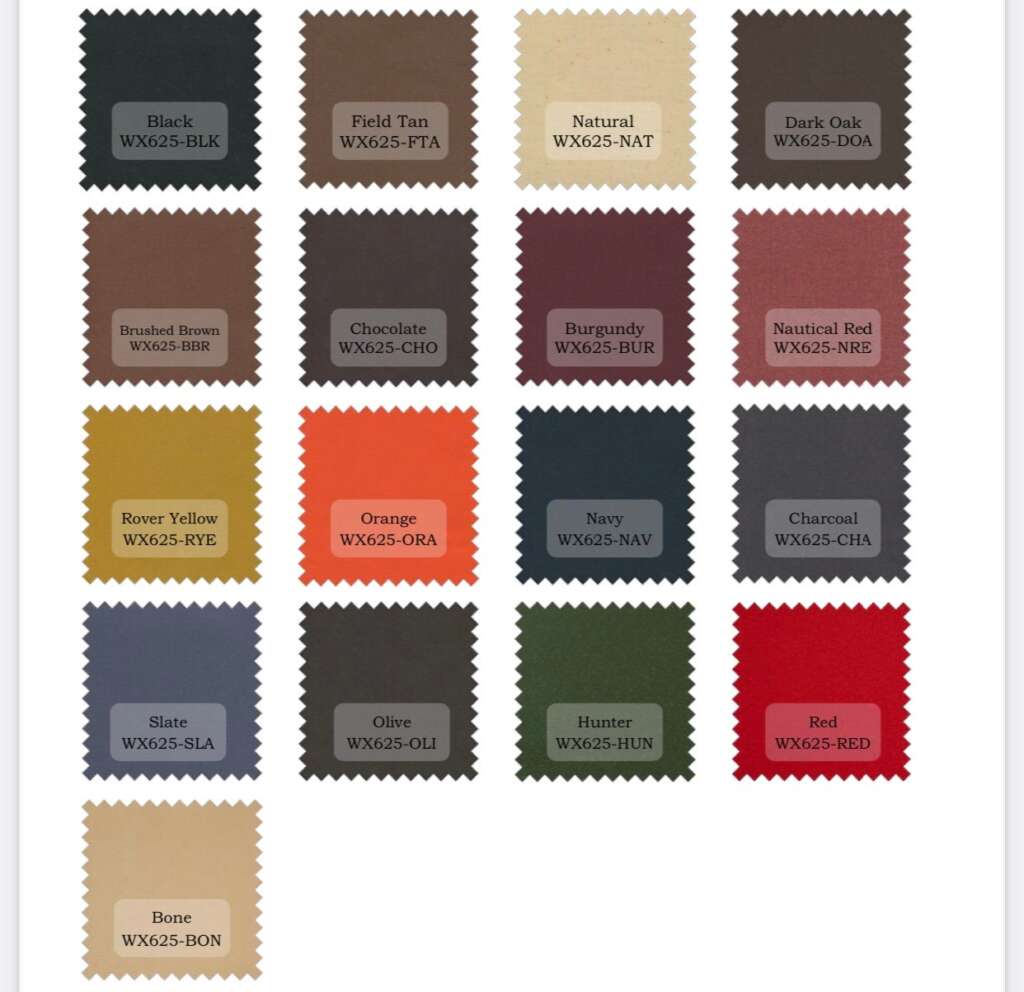 Waxed cotton shower curtain, eco friendly sustainable plastic free