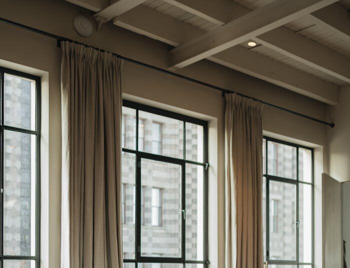 linen curtains