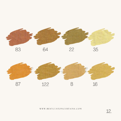 100% linen fabric medium weight yellow shades 1