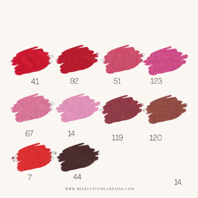 100% linen fabric medium weight red pink shades (copy)