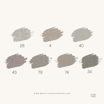 100% linen fabric medium weight gray shades 1