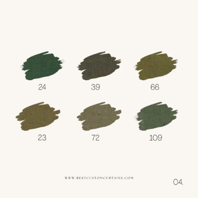 100% linen fabric medium weight grEEN shades 1